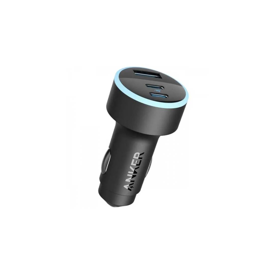 Anker 335 PowerDrive 7W 2USB - C+USB - A Car Charger - Black - شاحن - Store 974 | ستور ٩٧٤