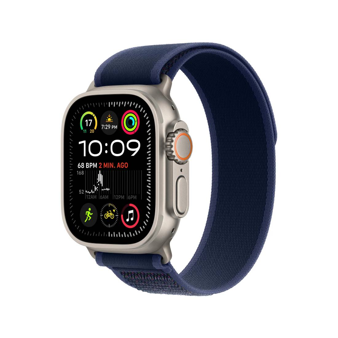 Apple Watch Ultra 2 GPS + Cellular 49mm Natural Titanium Case - ساعة ذكية - Store 974 | ستور ٩٧٤