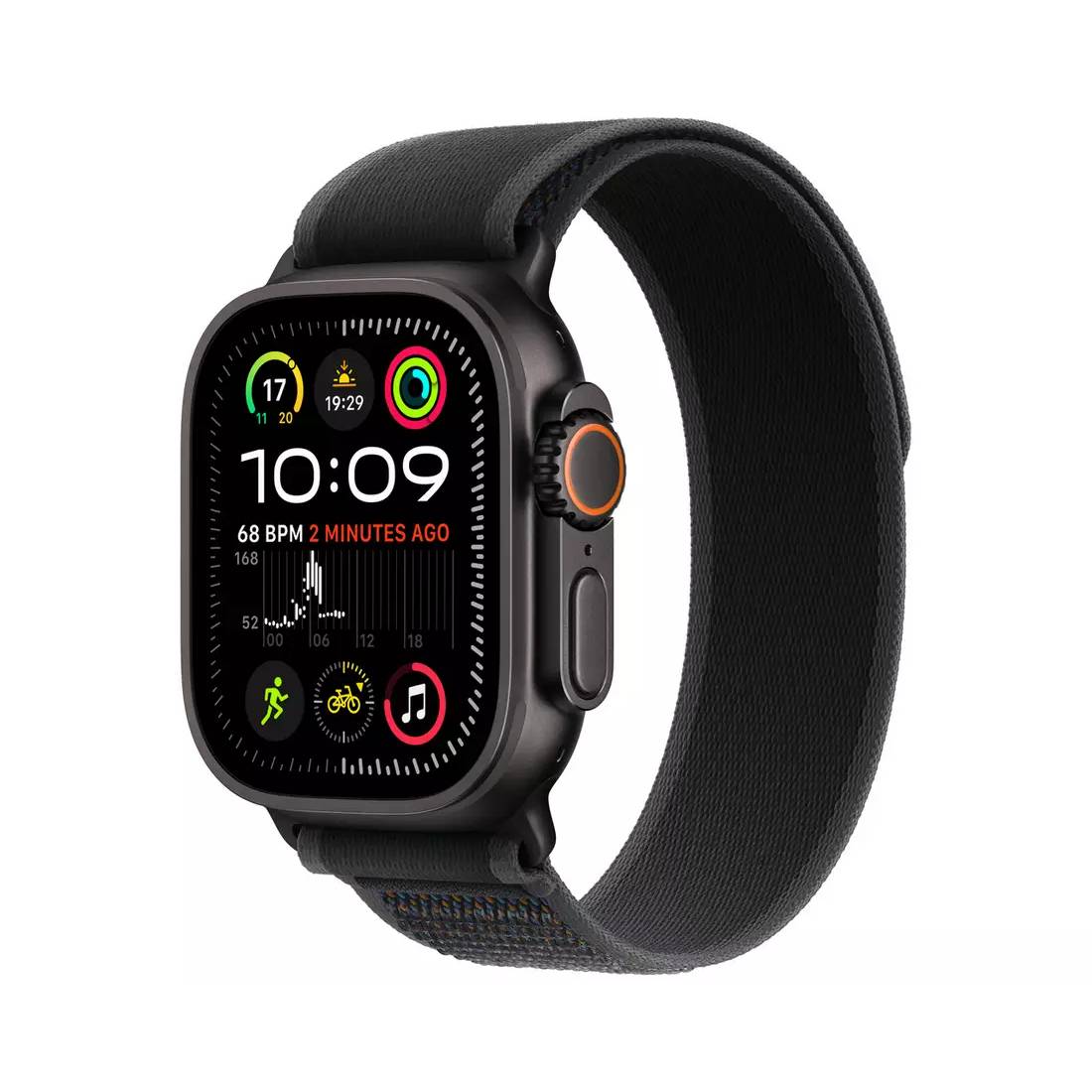 Apple Watch Ultra 2 - 2024 49mm Black Trail Loop - ساعة ذكية - Store 974 | ستور ٩٧٤