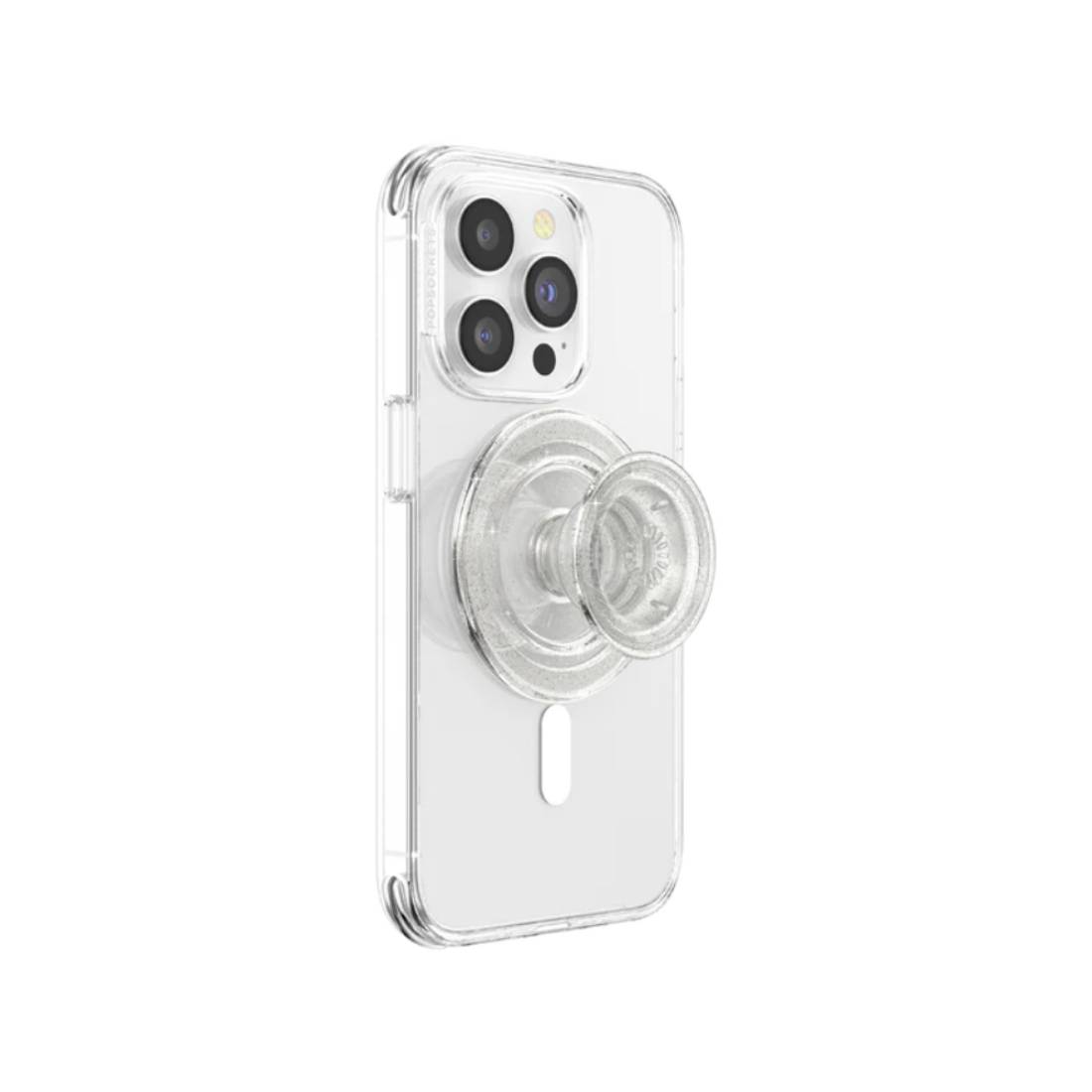 popsockets magsafe popgrip - clear glitter - كسسور popsockets magsafe popgrip - clear glitter - كسسور