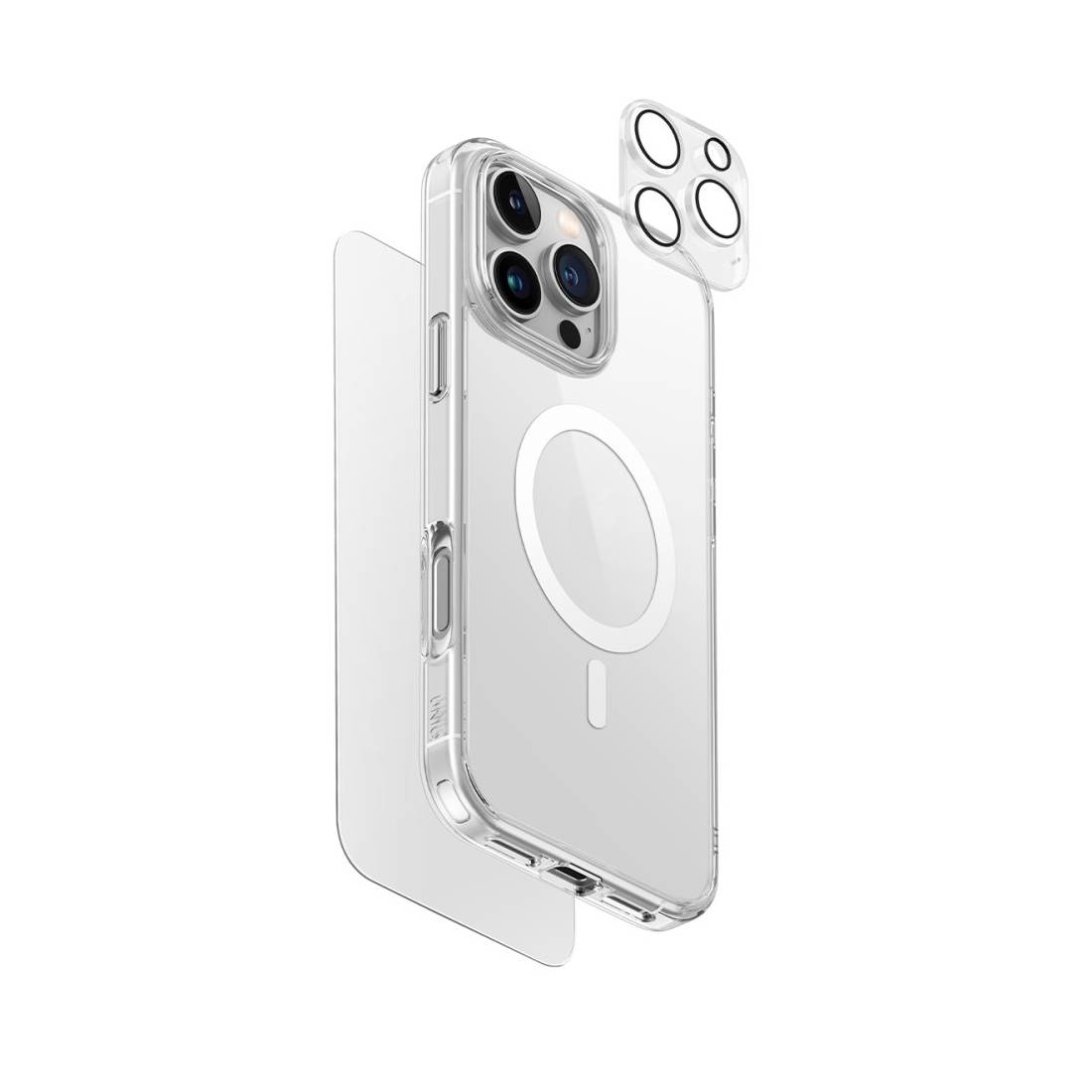 Uniq Clearvue 360 Iphone 16 Pro Cover Mobile Case With Magsafe - Clear - أكسسوار - Store 974 | ستور ٩٧٤