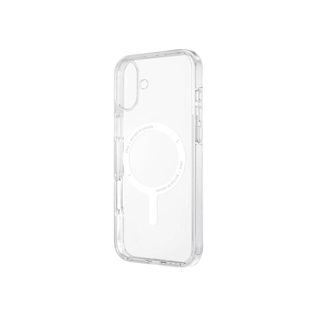 Uniq Clario iPhone 16 Magclick Case Drapparent - Clear - Uniq Clario iPhone 16 Magclick Case Drapparent - Clear -