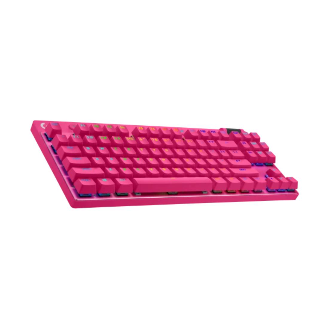 Logitech PRO X TKL LIGHTSPEED Gaming Keyboard - Pink - لوحة مفاتيح - Store 974 | ستور ٩٧٤