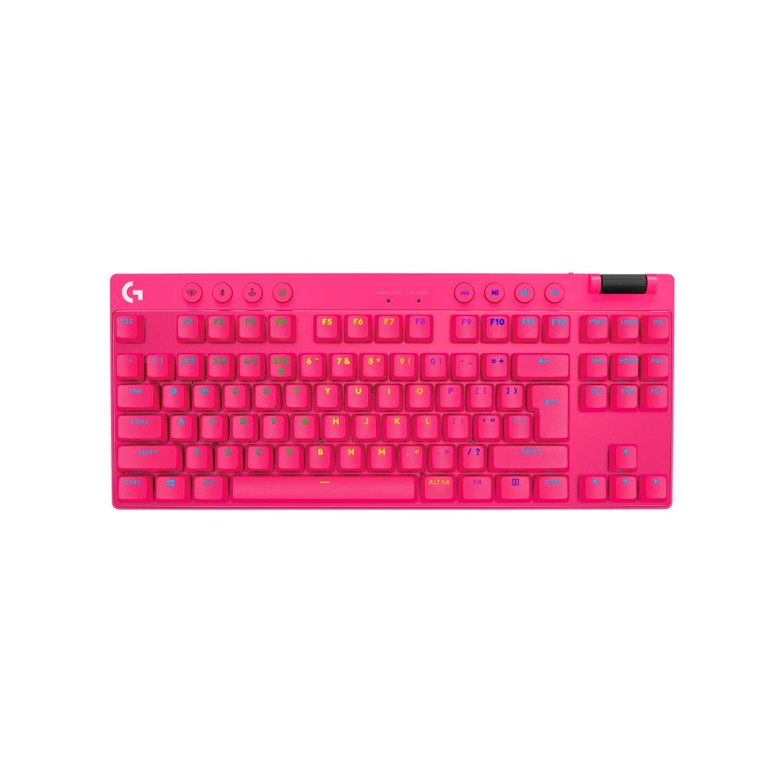 Logitech PRO X TKL LIGHTSPEED Gaming Keyboard - Pink - لوحة مفاتيح - Store 974 | ستور ٩٧٤