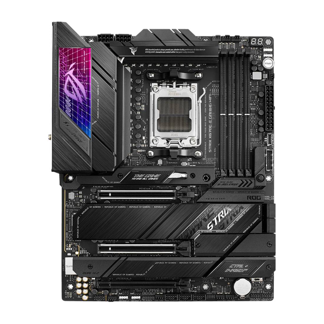 Asus ROG Strix X870E - E Wifi AM5 DD5 ATX Gaming Motherboard - اللوحة الأم - Store 974 | ستور ٩٧٤