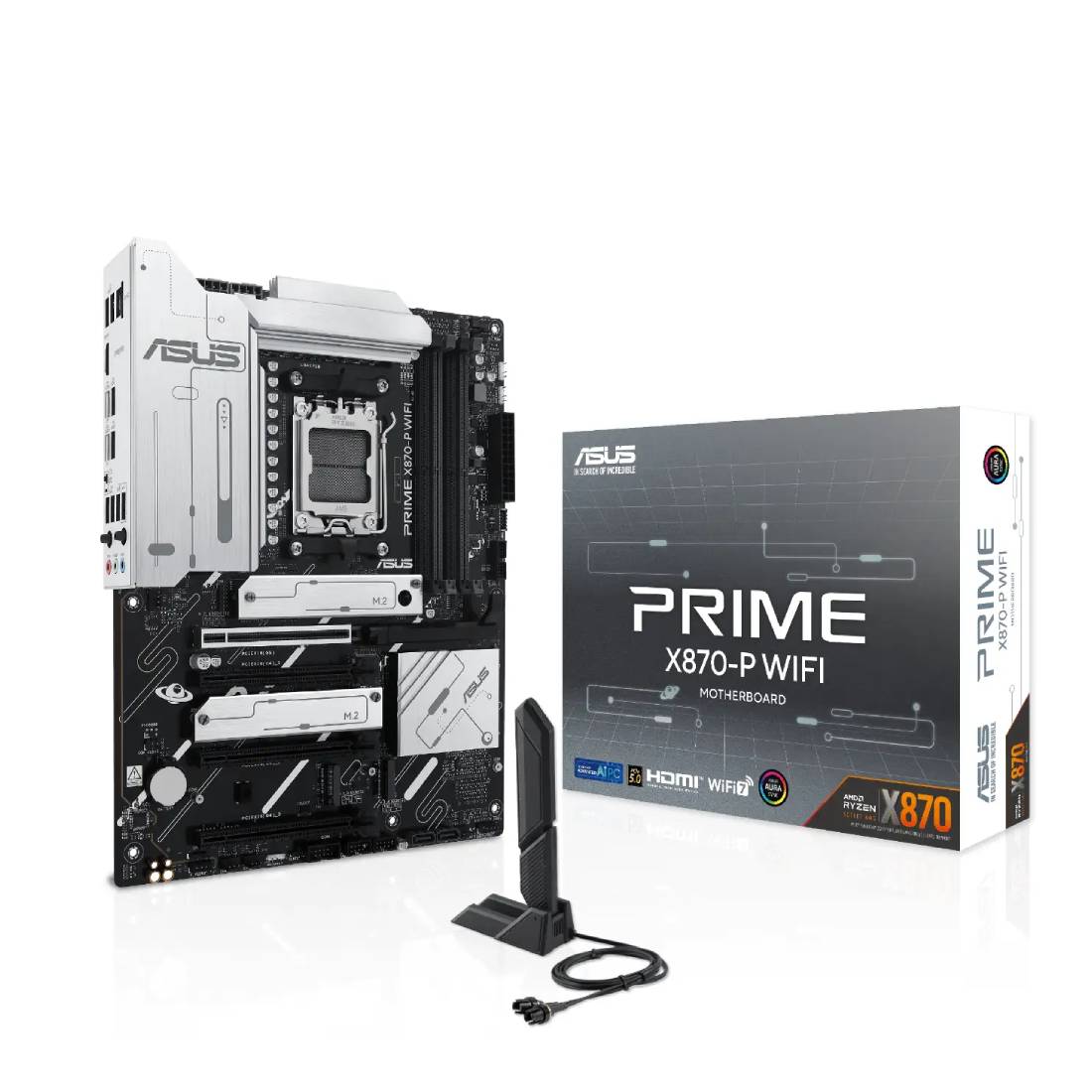 Asus Prime X870 - P Wifi AM5 DD5 ATX Gaming Motherboard - اللوحة الأم - Store 974 | ستور ٩٧٤