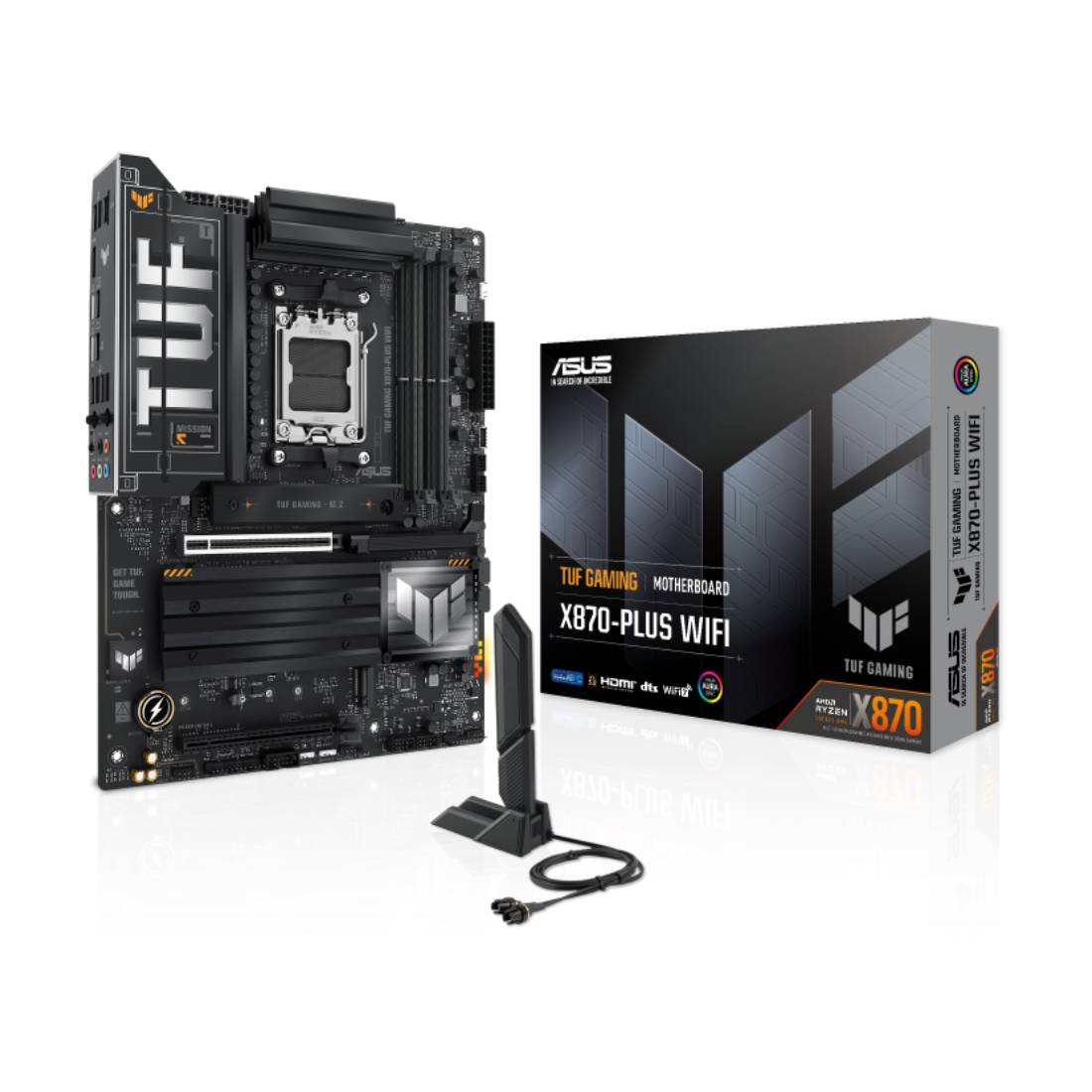 Asus TUF Gaming X870 - Plus Wifi AM5 DD5 ATX Gaming Motherboard - اللوحة الأم - Store 974 | ستور ٩٧٤