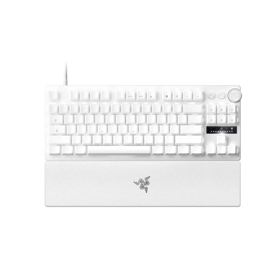 Razer Huntsman V3 Pro TKL Esports Gaming Keyboard - White - لوحة مفاتيح - Store 974 | ستور ٩٧٤