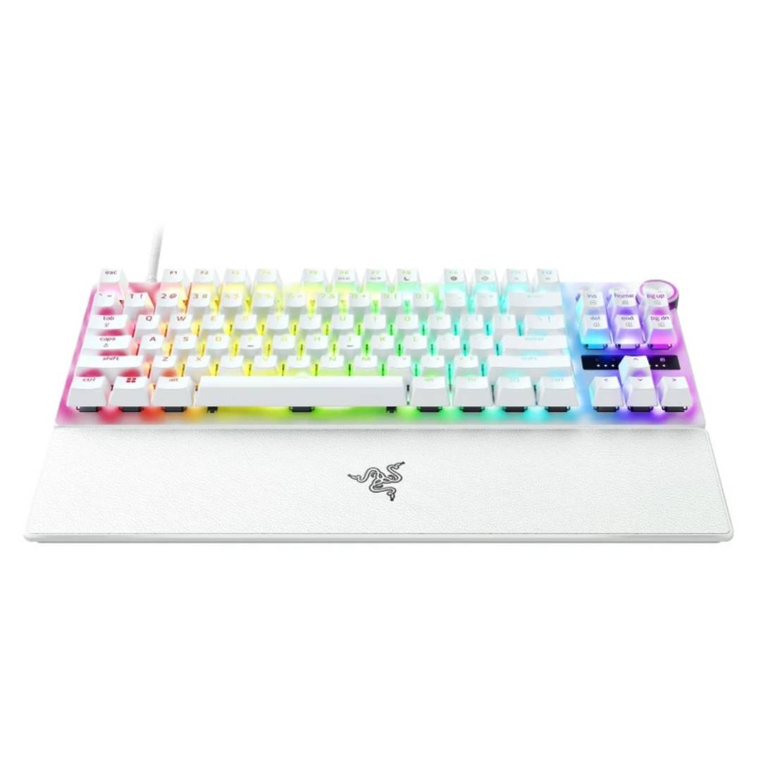 Razer Huntsman V3 Pro TKL Esports Gaming Keyboard - White - لوحة مفاتيح - Store 974 | ستور ٩٧٤