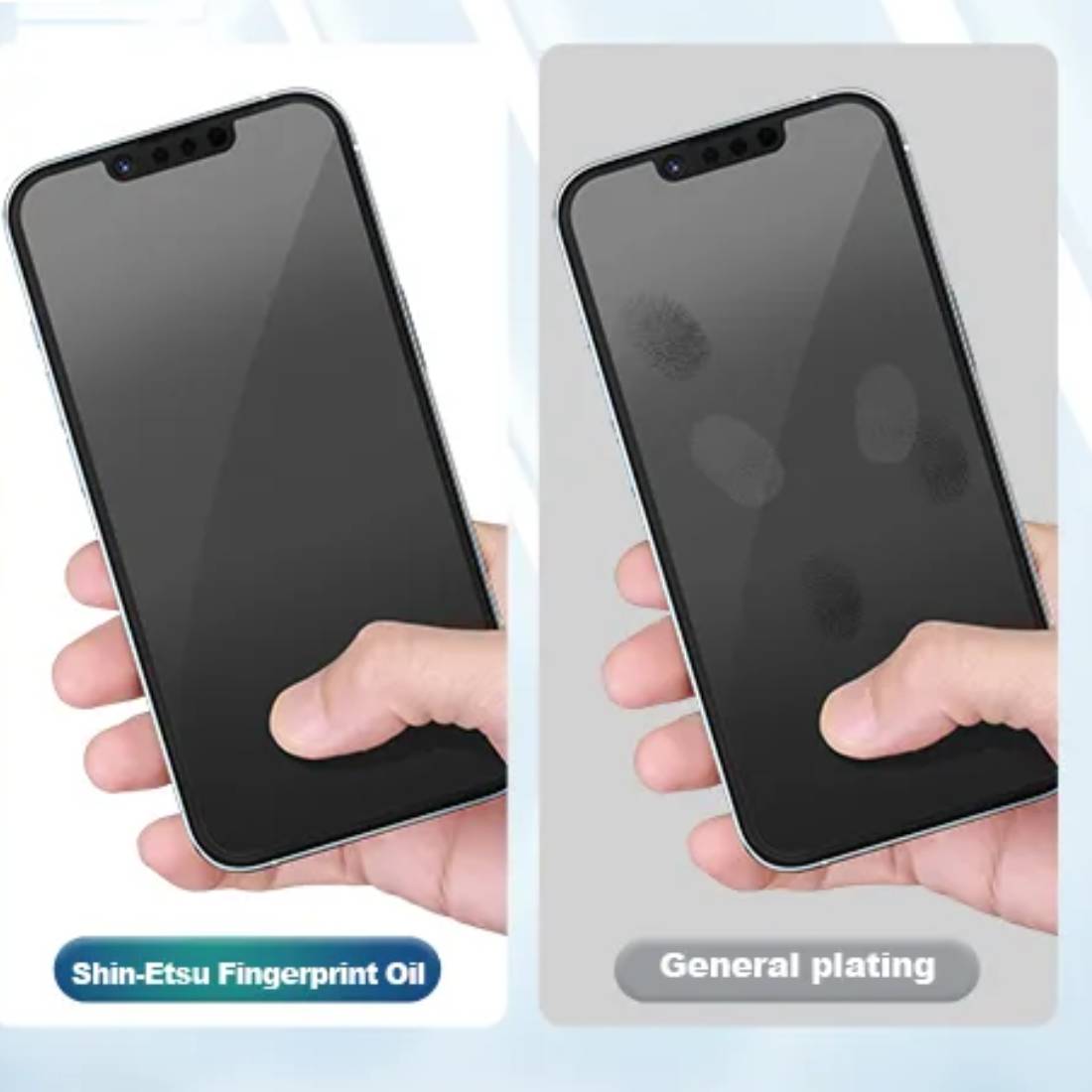 حامي شاشة الزجاج الزجاجي المتقلب من Blueo - iPhone15/16 - 6.1 - سوسوار حامي شاشة الزجاج الزجاجي المتقلب من Blueo - iPhone15/16 - 6.1 - سوسوار