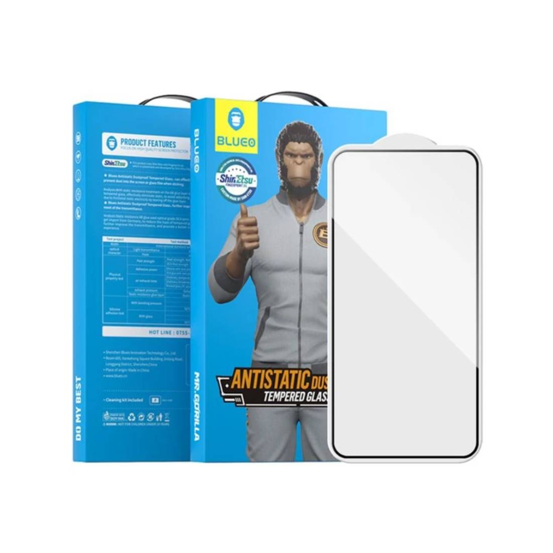 Blueo Antistatic Dustproof Tempered Glass Screen Protector - Samsung S24 Plus - أكسسوار - Store 974 | ستور ٩٧٤