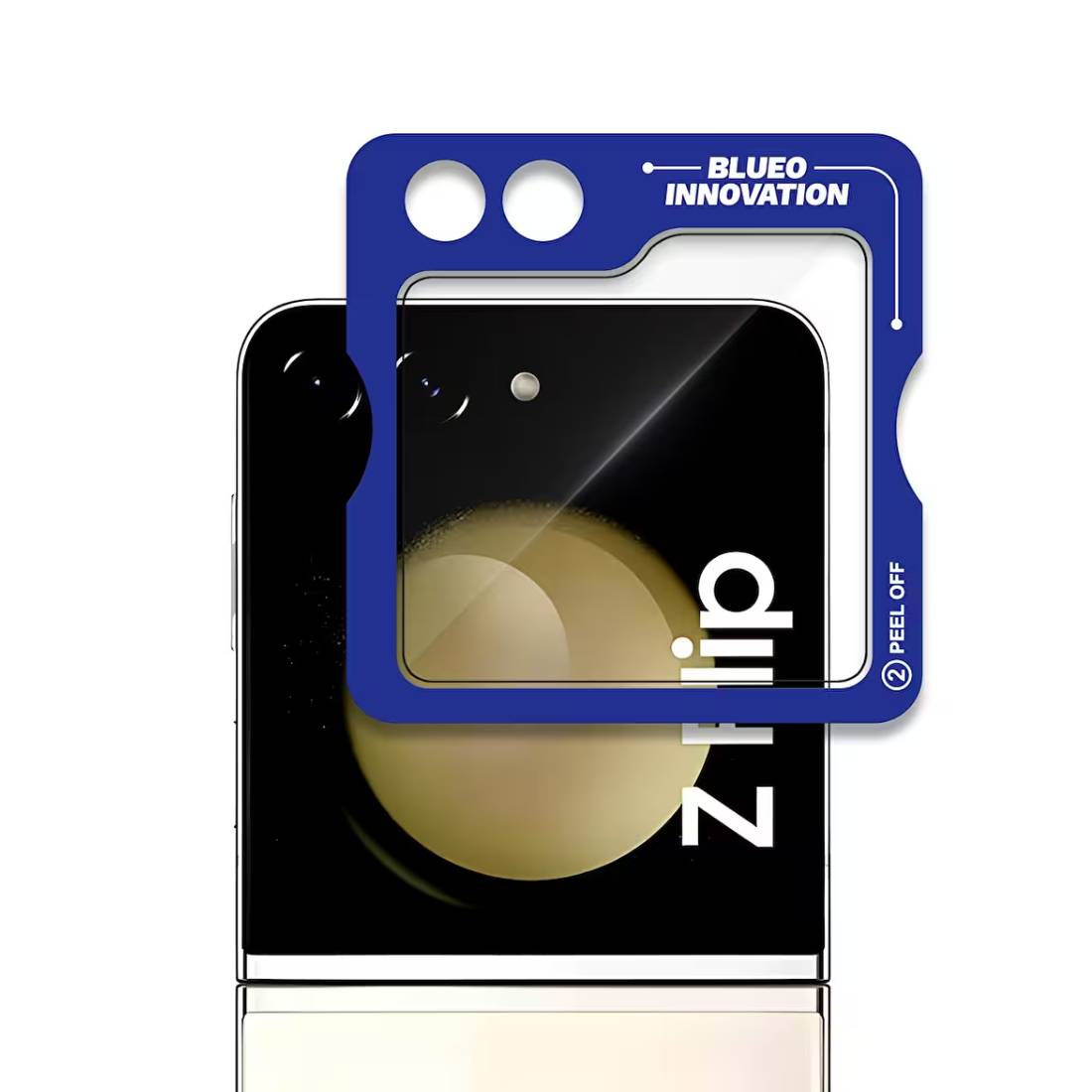 Blueo 2.5D Anti - Static Silk Full cover Single Pack Screen Protector - Galaxy Z Flip 6 - اكسسوار - Store 974 | ستور ٩٧٤