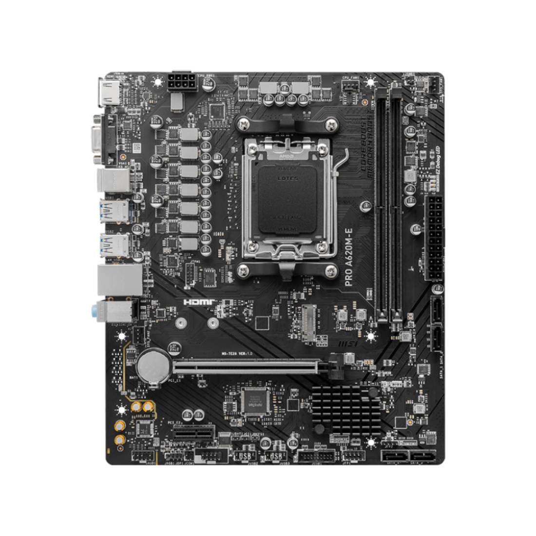 MSI PRO A620M - E Gaming DDR5 AMD Ryzen Micro - ATX Gaming Motherboard - اللوحة الأم - Store 974 | ستور ٩٧٤