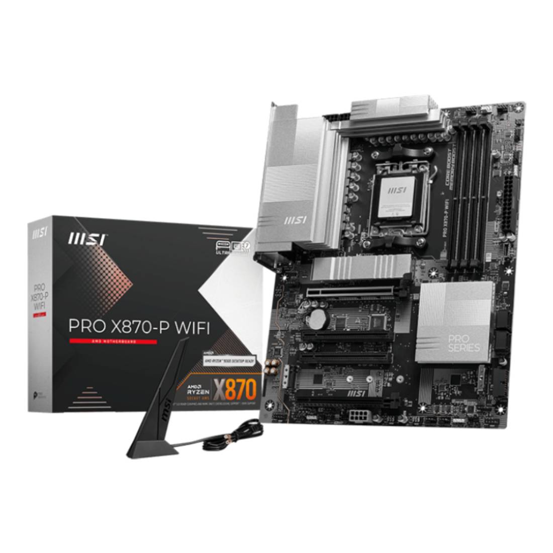 MSI PRO X870 - P WIFI DDR5 AMD Ryzen ATX Gaming Motherboard - اللوحة الأم - Store 974 | ستور ٩٧٤