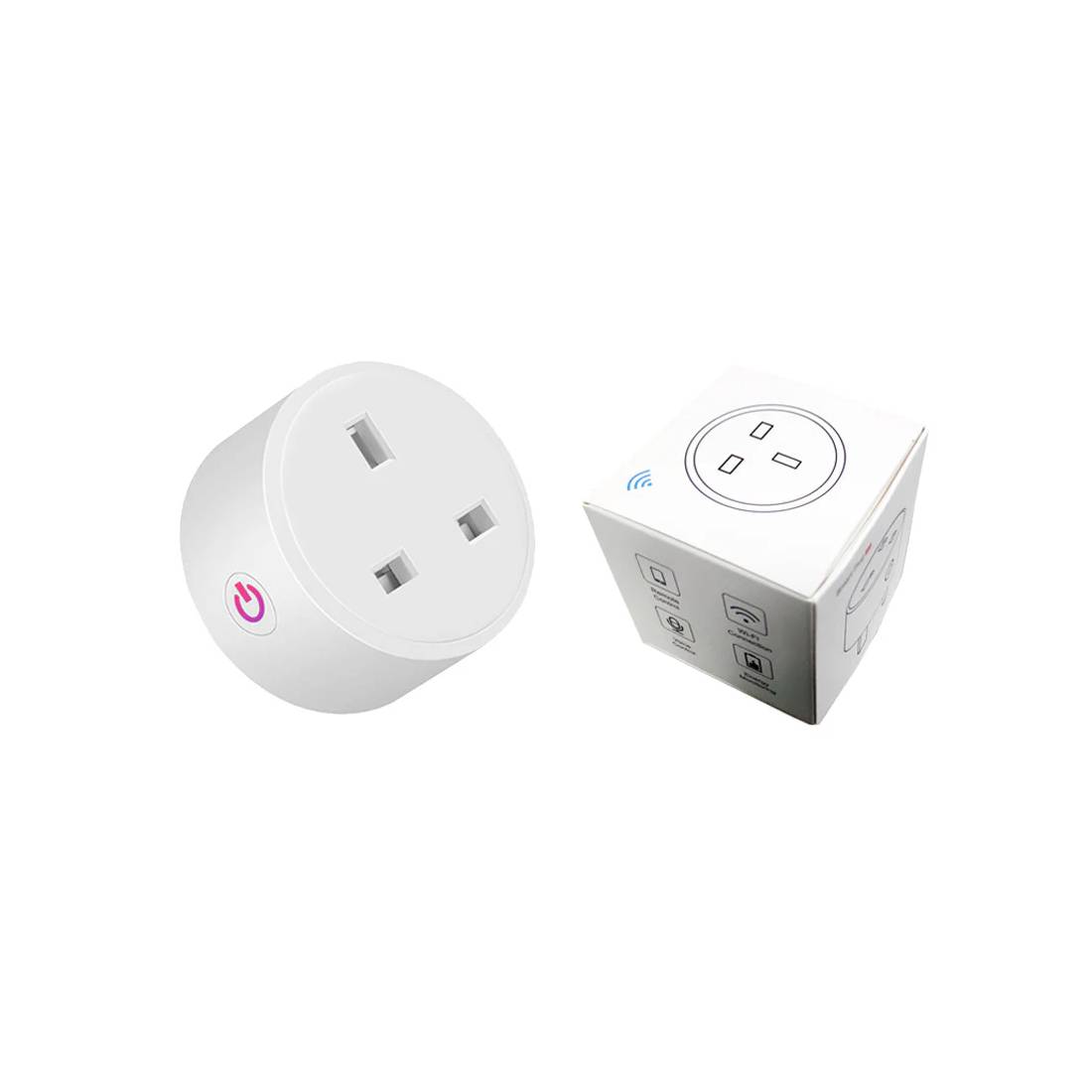 Smart WiFi Plug with Energy Monitoring - White - وصلة - Store 974 | ستور ٩٧٤