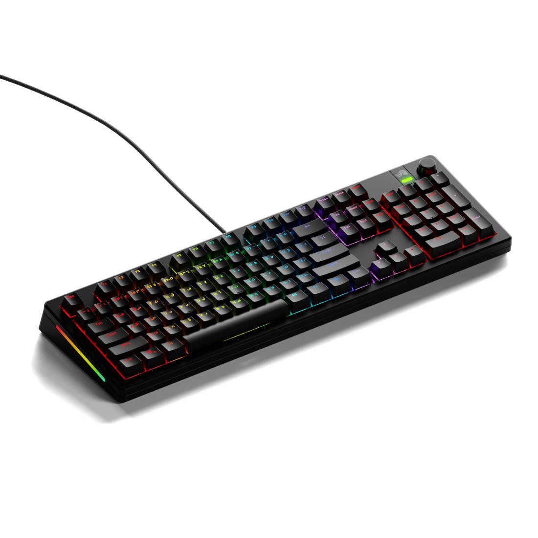 Glorious GMMK3 100% Prebuilt Wired Mechanical Keyboard (AR) - Black - لوحة مفاتيح - Store 974 | ستور ٩٧٤