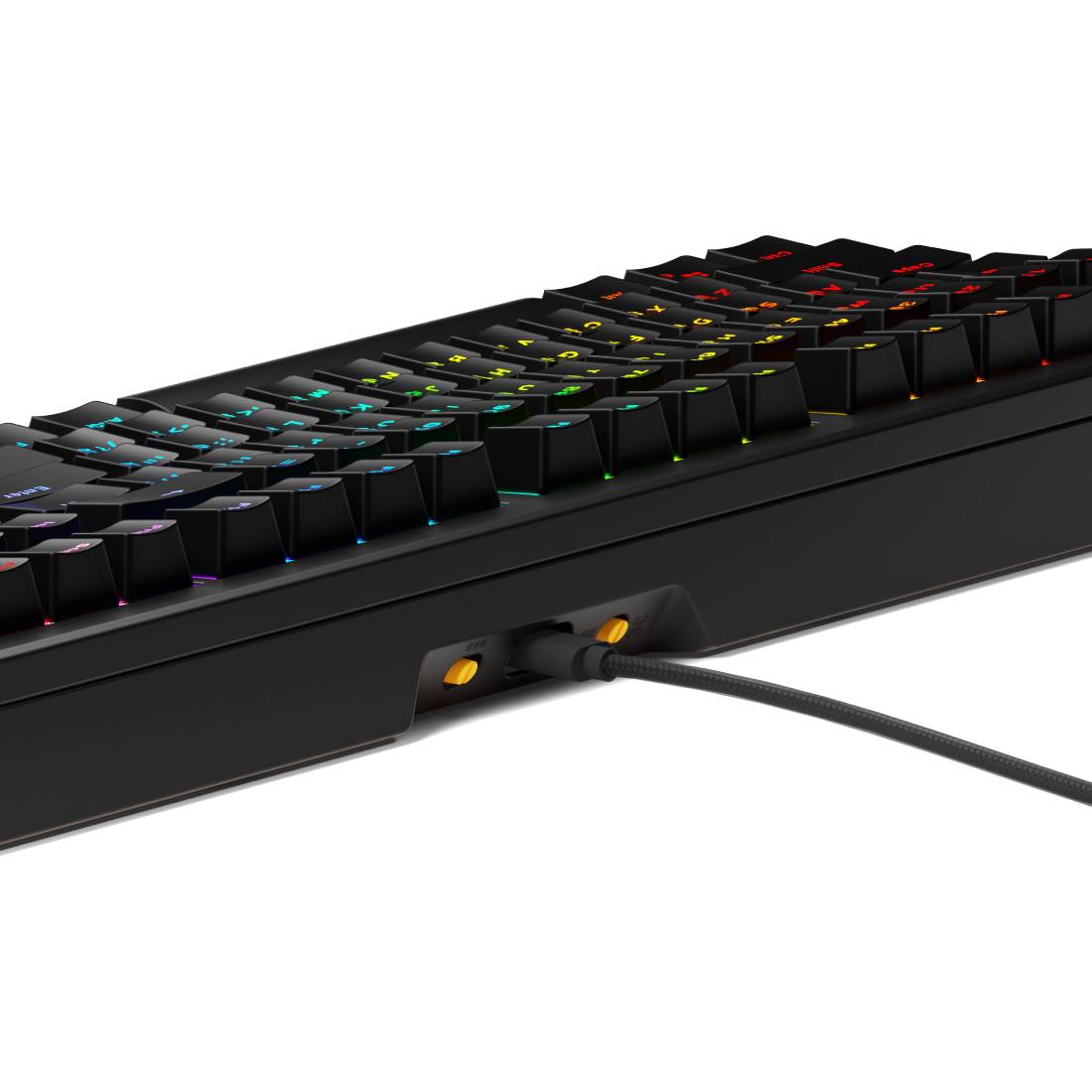 Glorious GMMK3 100% Prebuilt Wired Mechanical Keyboard (AR) - Black - لوحة مفاتيح Glorious GMMK3 100% Prebuilt Wired Mechanical Keyboard (AR) - Black - لوحة مفاتيح