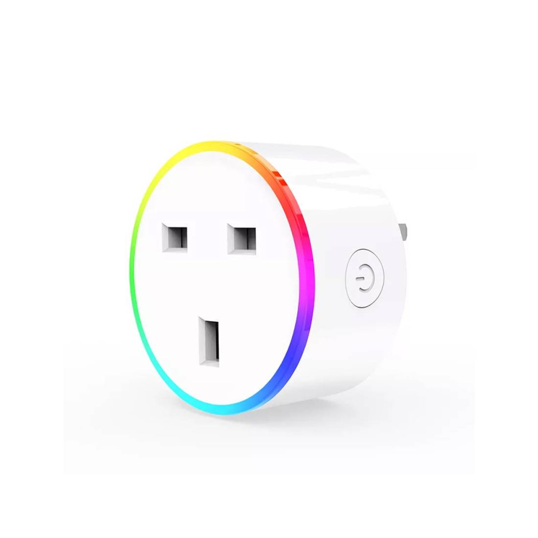 Smart WiFi Plug Socket with Energy Monitoring and RGB LED scene light - White - وصلة - Store 974 | ستور ٩٧٤