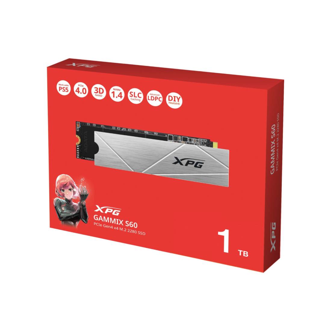 Adata XPG Gammix S60 Blade 1TB M.2 Internal SSD - مساحة تخزين - Store 974 | ستور ٩٧٤