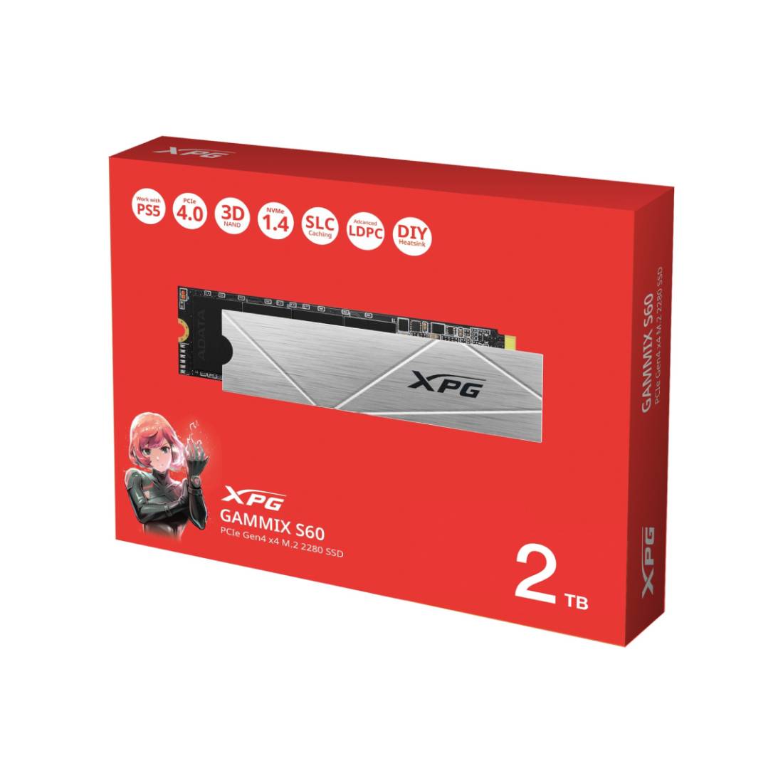 Adata XPG Gammix S60 Blade 2TB M.2 Internal SSD - مساحة تخزين - Store 974 | ستور ٩٧٤