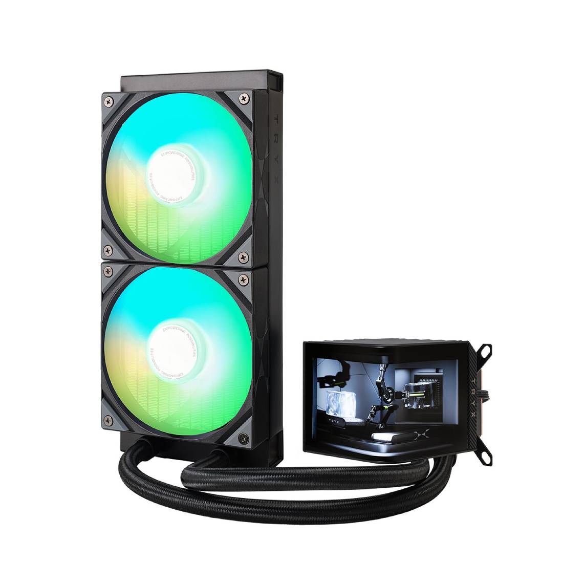 Tryx Panorama argb 240mm Aio Cileer Cooler - Black - mebrd Tryx Panorama argb 240mm Aio Cileer Cooler - Black - mebrd