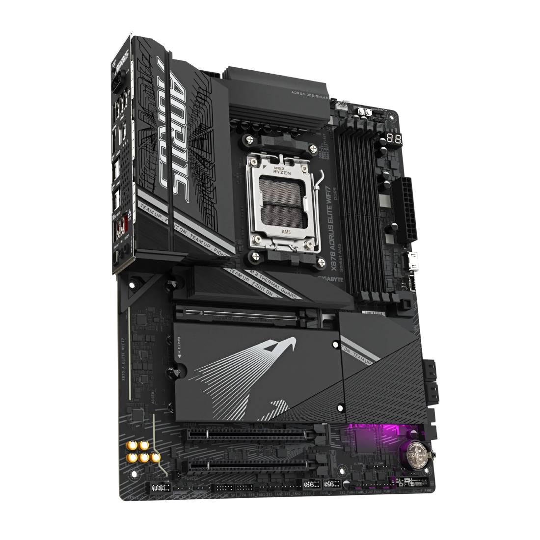 Gigabyte X870 Aorus Elite WiFi7 DDR5 AM5 AMD ATX Gaming Motherboard - اللوحة الأم - Store 974 | ستور ٩٧٤