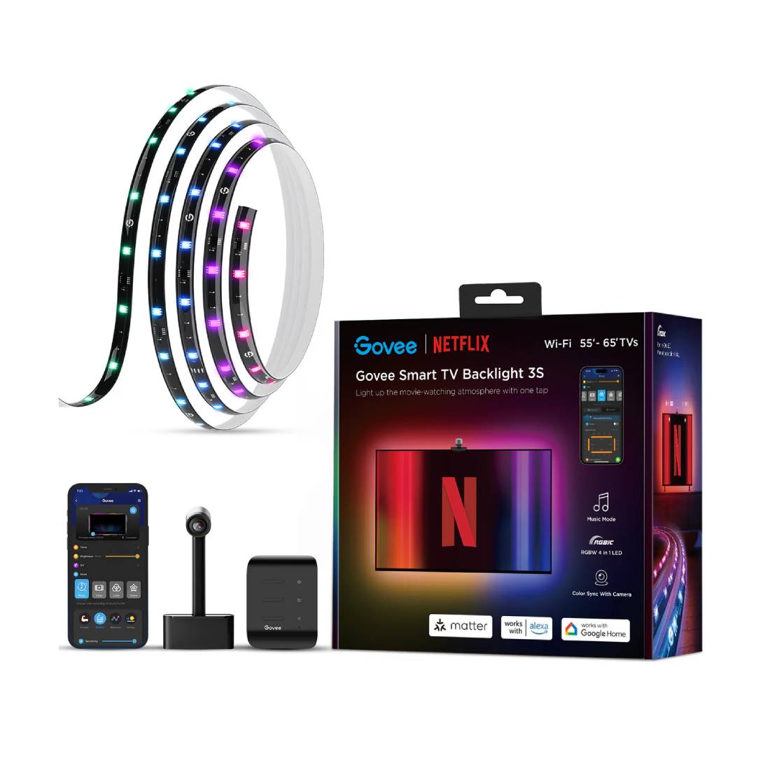 Govee  3S NETFLIX CO-BRANDING TV Backlight  55
