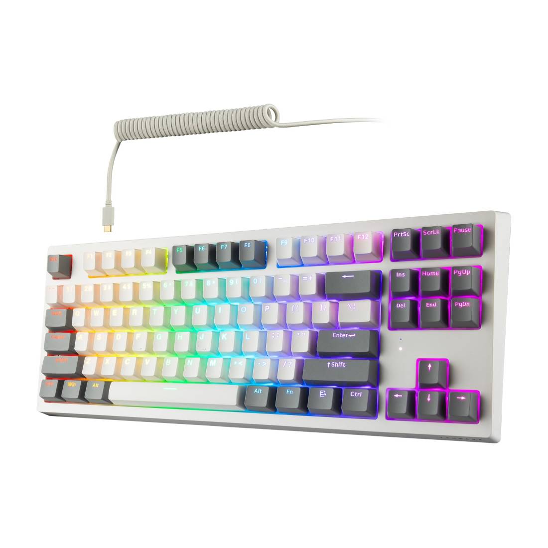 Tecware Phantom+ Elite 87 Wireless Keyboard - Orange Switch - لوحة مفاتيح Tecware Phantom+ Elite 87 Wireless Keyboard - Orange Switch - لوحة مفاتيح