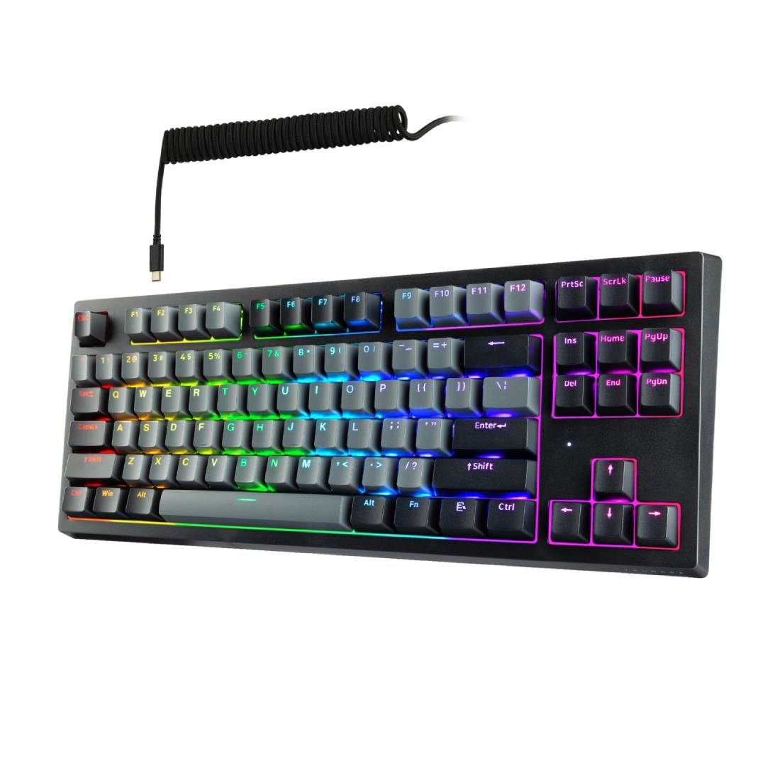 Tecware Phantom+ Elite 87 Orange Switch Wireless Keyboard - Black - لوحة مفاتيح Tecware Phantom+ Elite 87 Orange Switch Wireless Keyboard - Black - لوحة مفاتيح