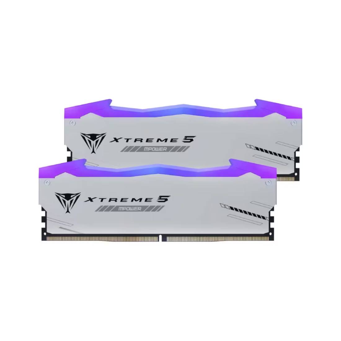 Patriot Viper Xtreme 5 MPower RGB 32GB (2x16GB) CL38 8000Mhz DDR5 Memory Kit - Grey - الذاكرة العشوائية - Store 974 | ستور ٩٧٤