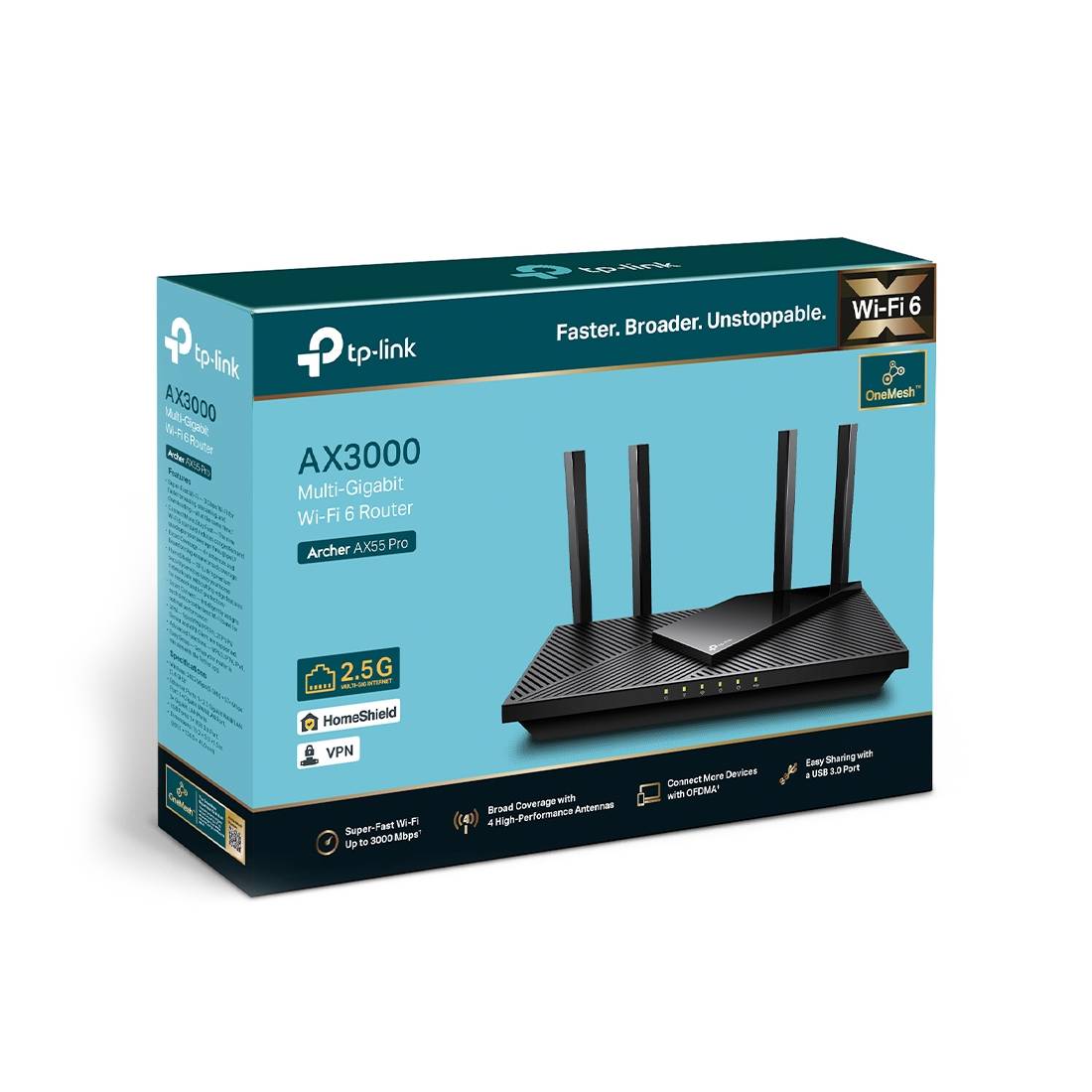 TP-Link AX3000 Multi-Gigabit Wi-Fi 6 Router - راوتر TP-Link AX3000 Multi-Gigabit Wi-Fi 6 Router - راوتر