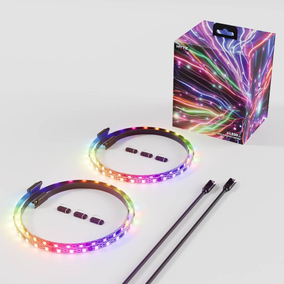 Hyte LS30 LED Strip 2 Pack - إضaءة Hyte LS30 LED Strip 2 Pack - إضaءة