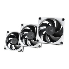 Hyte Thicc FP12 CPU Cooler Triple Fan Pack - Black/White - مروحة