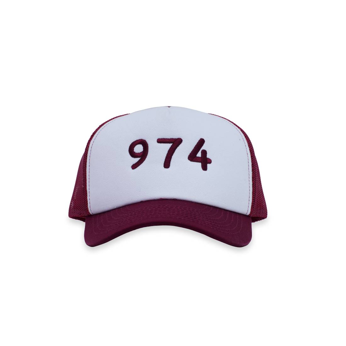 Tribe ''974'' Cap Edition - Maroon & White - قبعة - Store 974 | ستور ٩٧٤