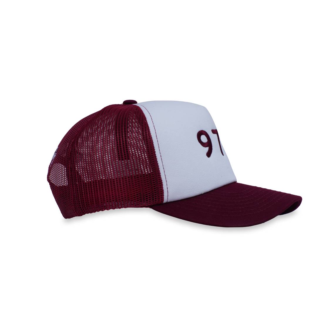 Tribe ''974'' Cap Edition - Maroon & White - قبعة - Store 974 | ستور ٩٧٤