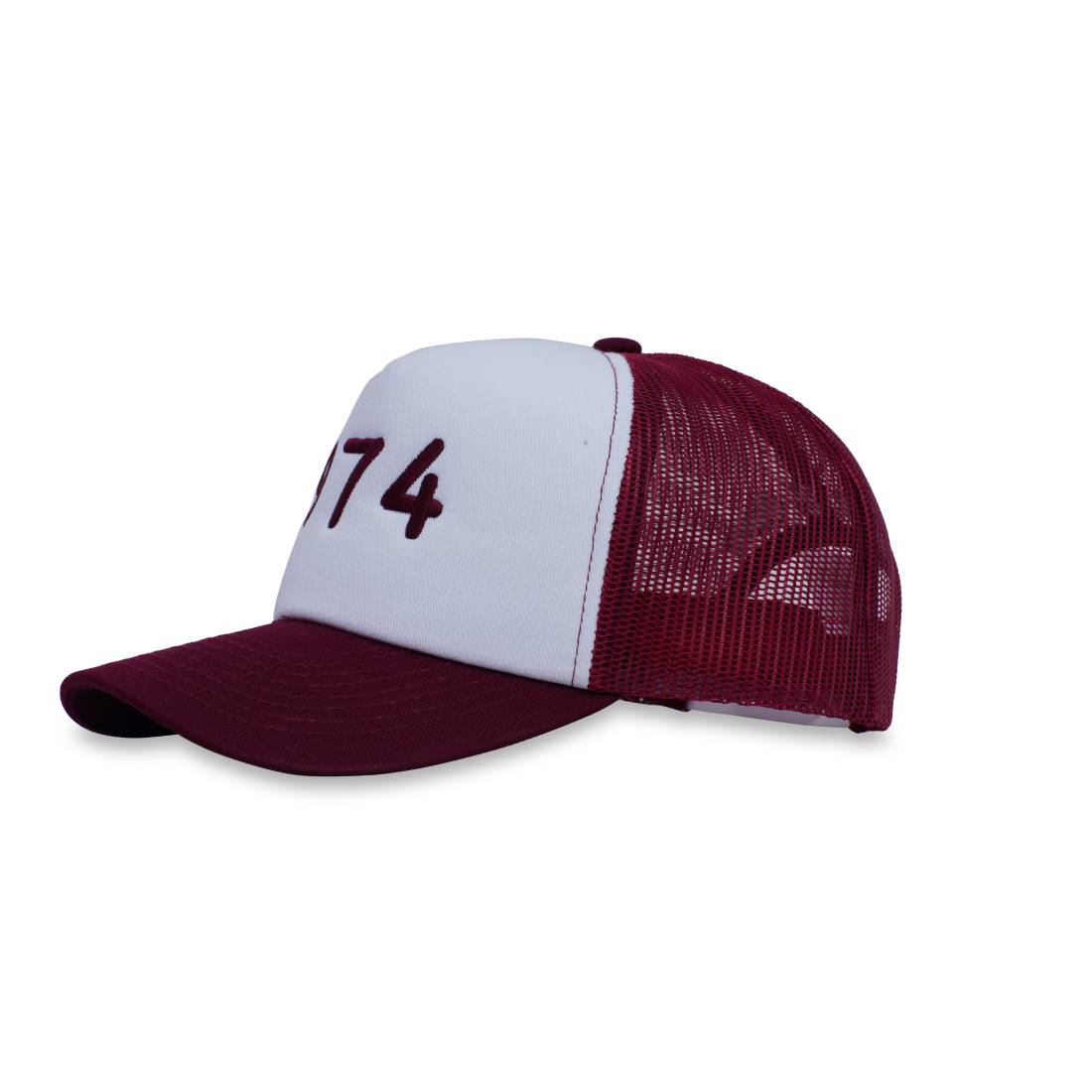 Tribe ''974'' Cap Edition - Maroon & White - قبعة - Store 974 | ستور ٩٧٤