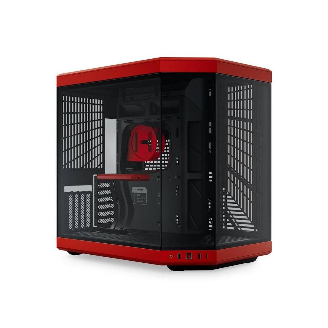 Hyte Y70 Mid - Tower ATX Case - Black/Red - صندوق - Store 974 | ستور ٩٧٤