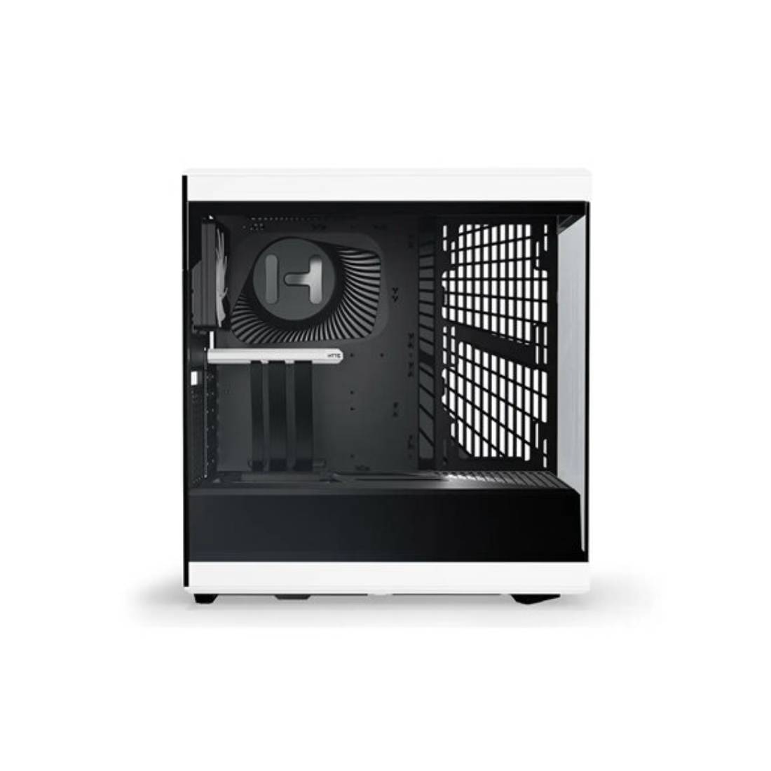 Hyte Y40 Mid - Tower S - Tier Tempered Glass ATX Case - Black/White - صندوق - Store 974 | ستور ٩٧٤