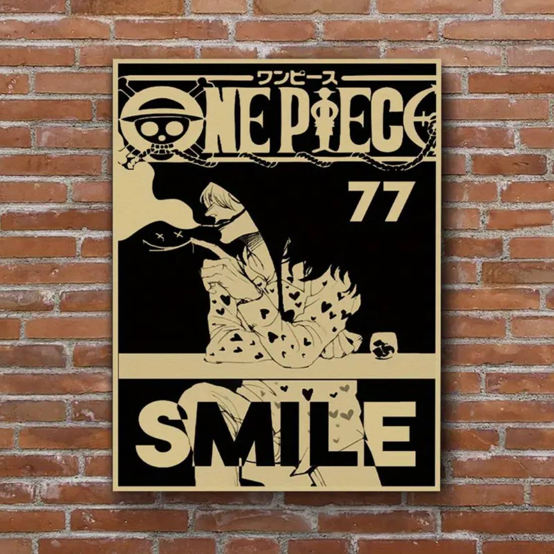 Framed One Piece 77 Wall Art Poster  (30x40cm) - 1 Piece - ملصق - Store 974 | ستور ٩٧٤