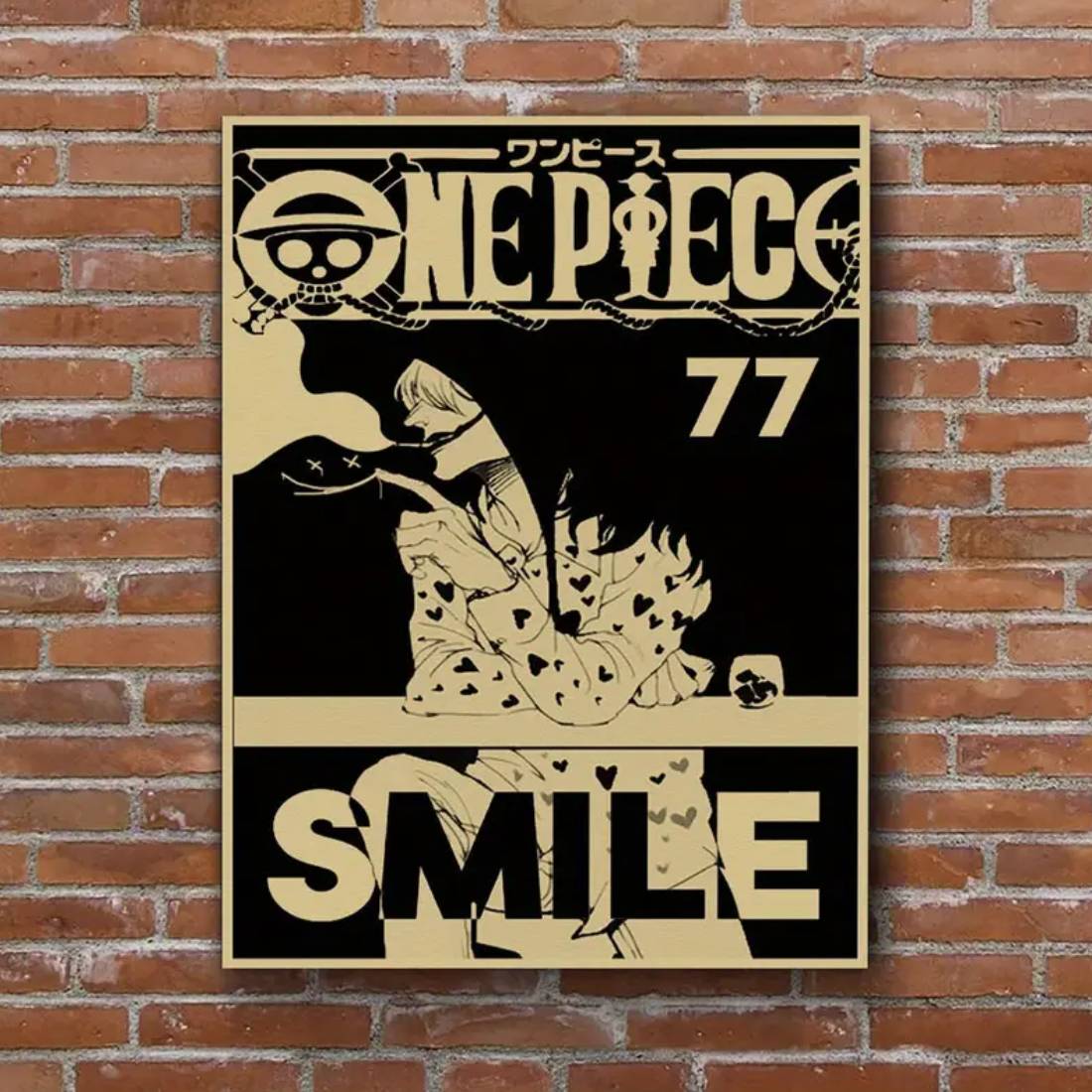 Framed One Piece 77 Wall Art Poster (30x40cm) - 1 Piece - ملصق Framed One Piece 77 Wall Art Poster (30x40cm) - 1 Piece - ملصق