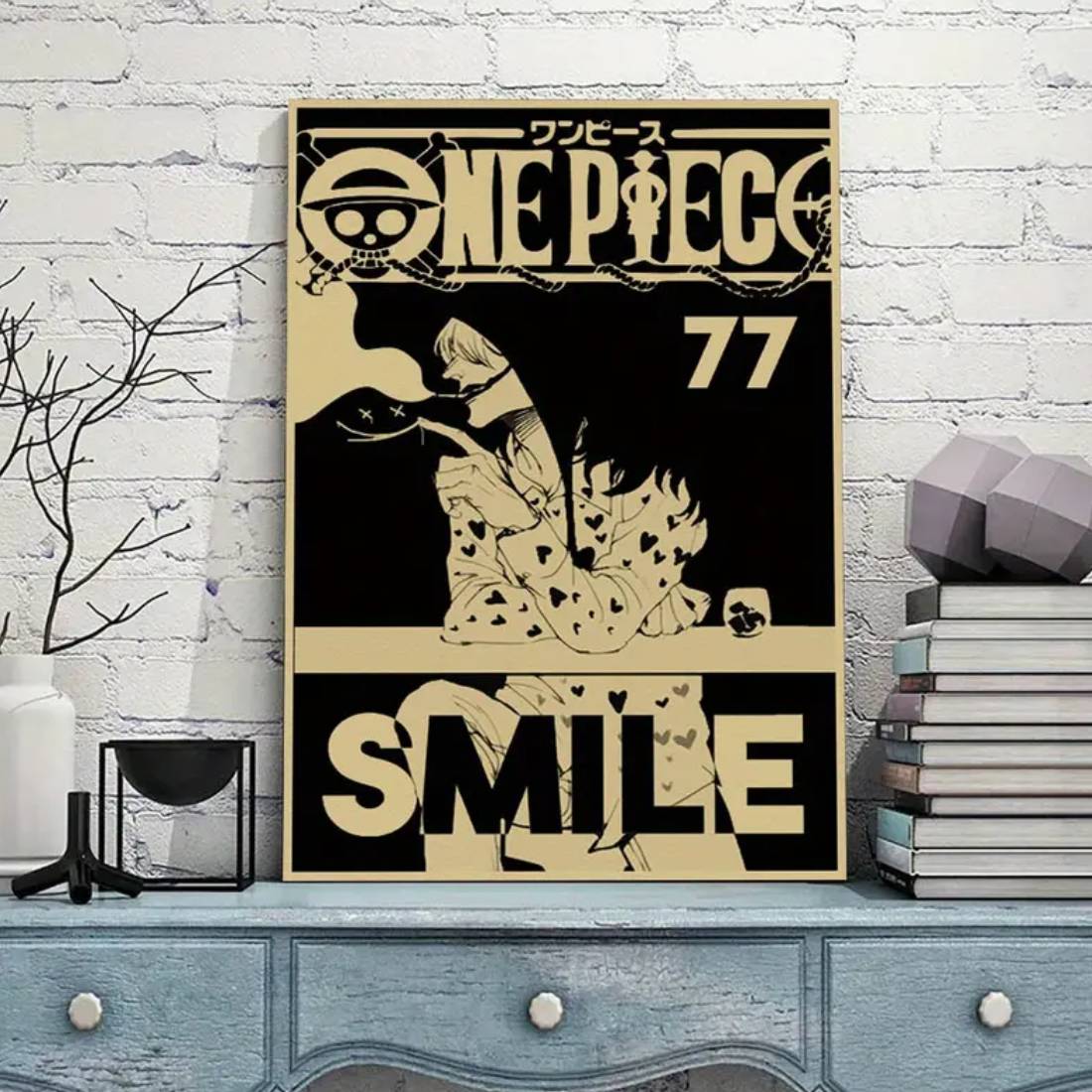 Framed One Piece 77 Wall Art Poster  (30x40cm) - 1 Piece - ملصق - Store 974 | ستور ٩٧٤