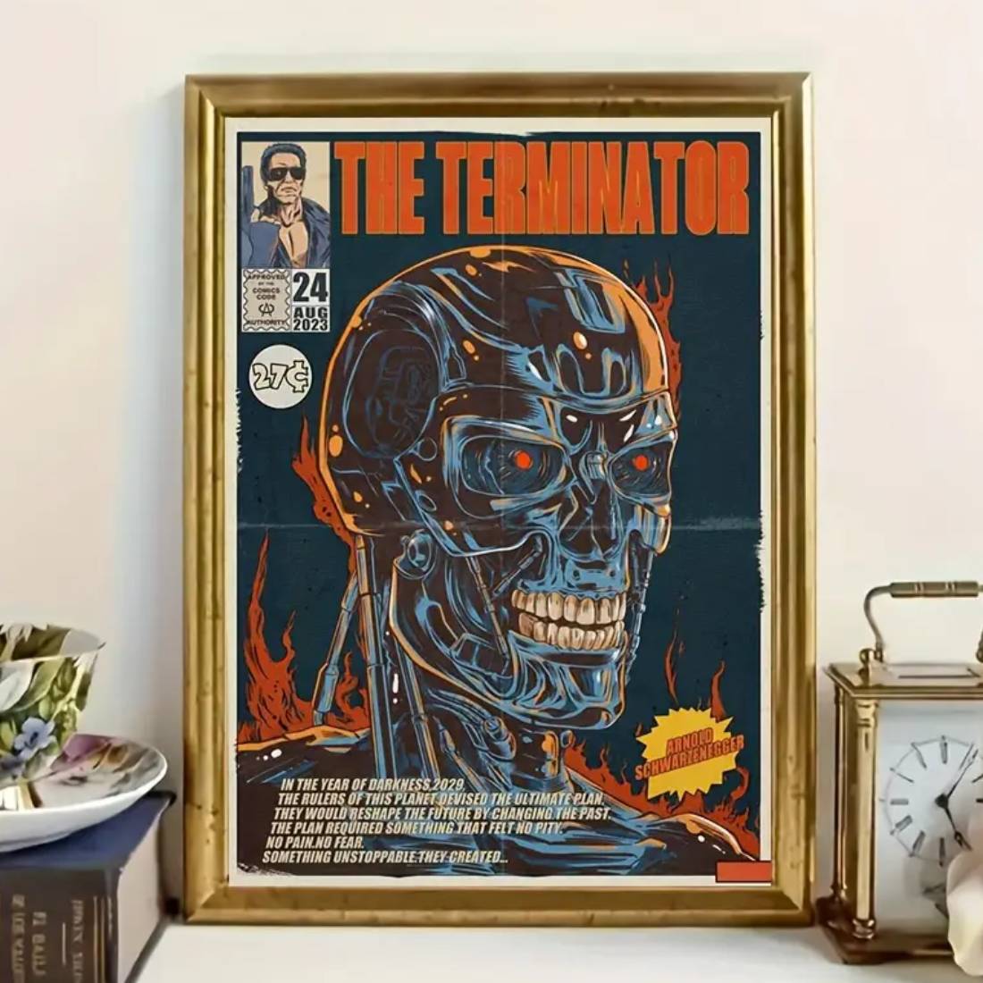 The Terminator Wall Art Poster  (40x60cm) - 1 Piece - ملصق - Store 974 | ستور ٩٧٤