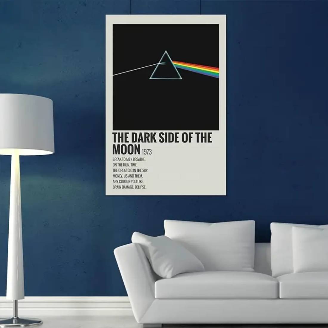 The Dark Side of the Moon Wall Art Poster  (50x70cm) - 1 Piece - ملصق - Store 974 | ستور ٩٧٤