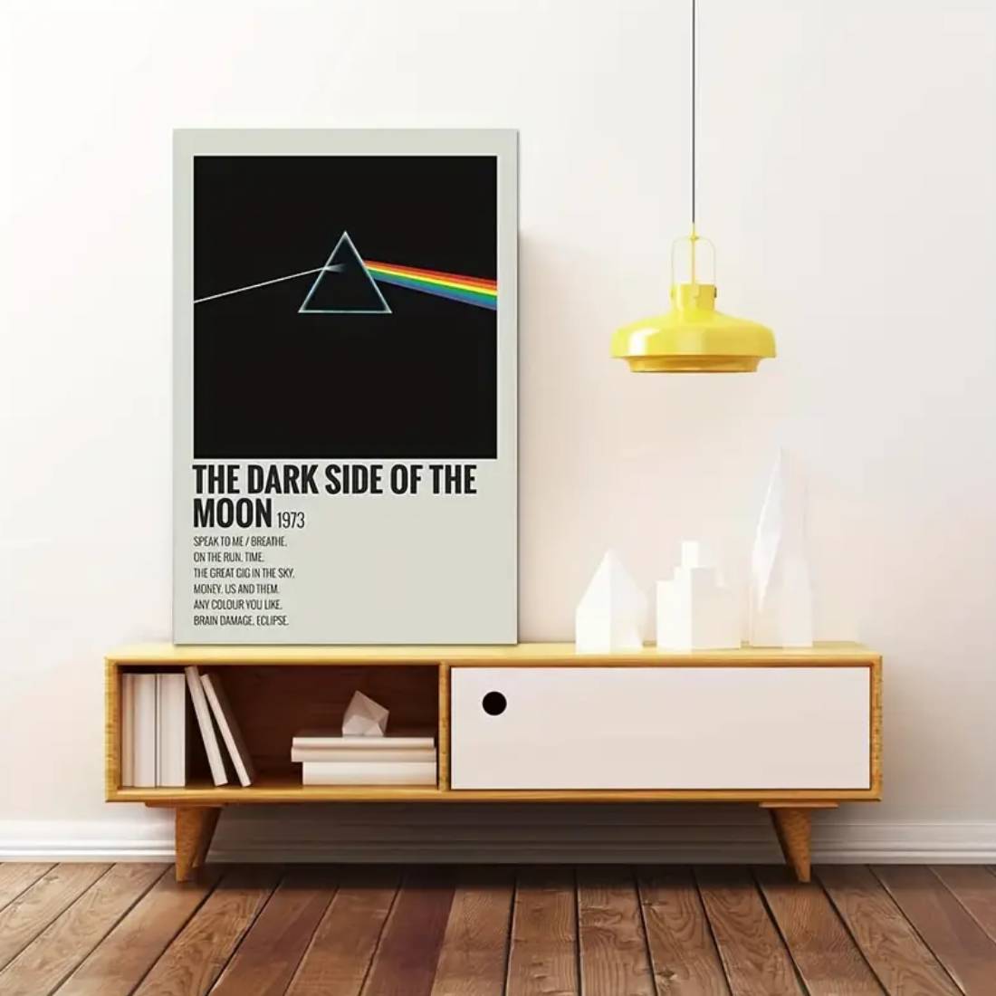 The Dark Side of the Moon Wall Art Poster  (50x70cm) - 1 Piece - ملصق - Store 974 | ستور ٩٧٤