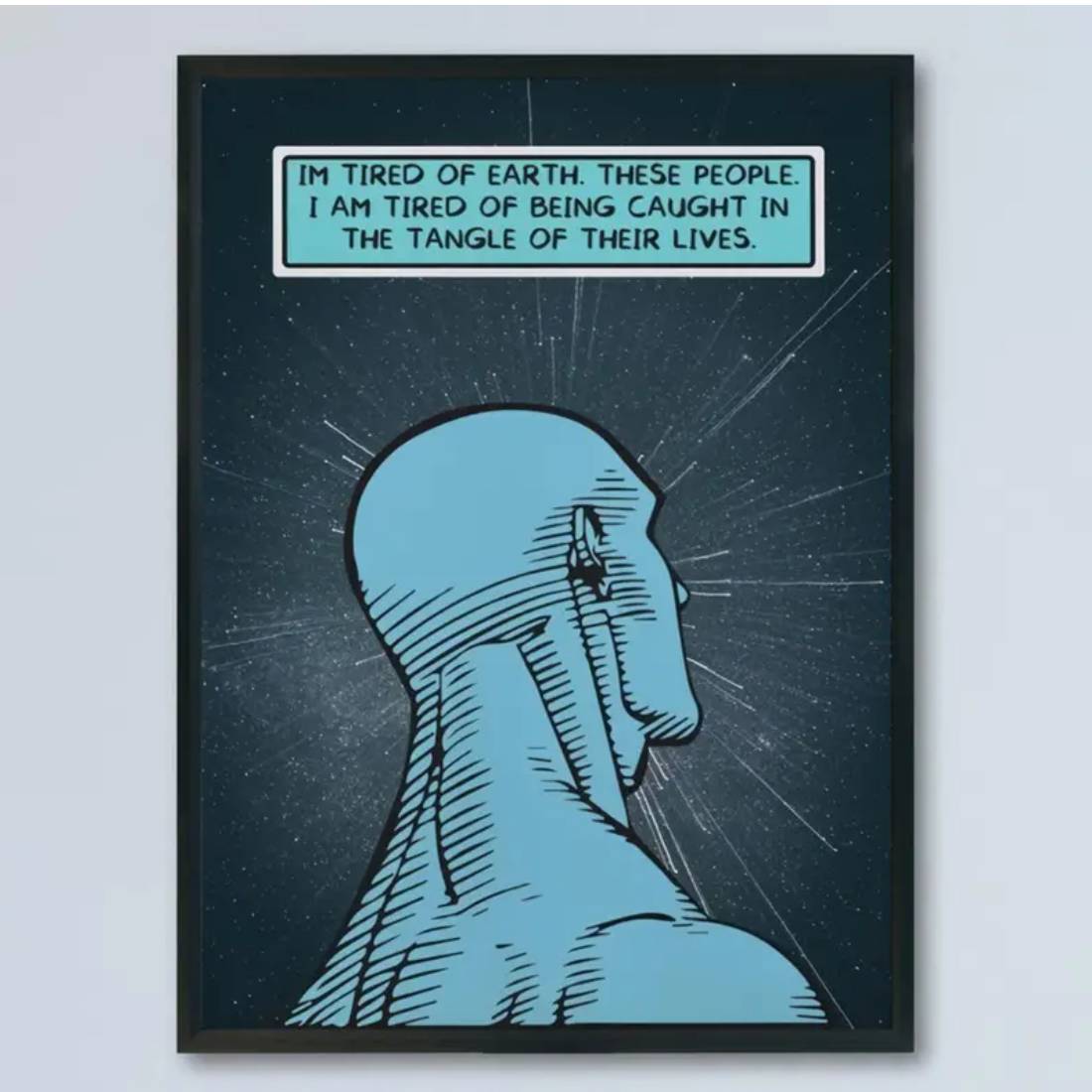 Watchmen - Dr.Manhattan Wall Art Poster  (50x70cm) - 1 Piece - ملصق - Store 974 | ستور ٩٧٤