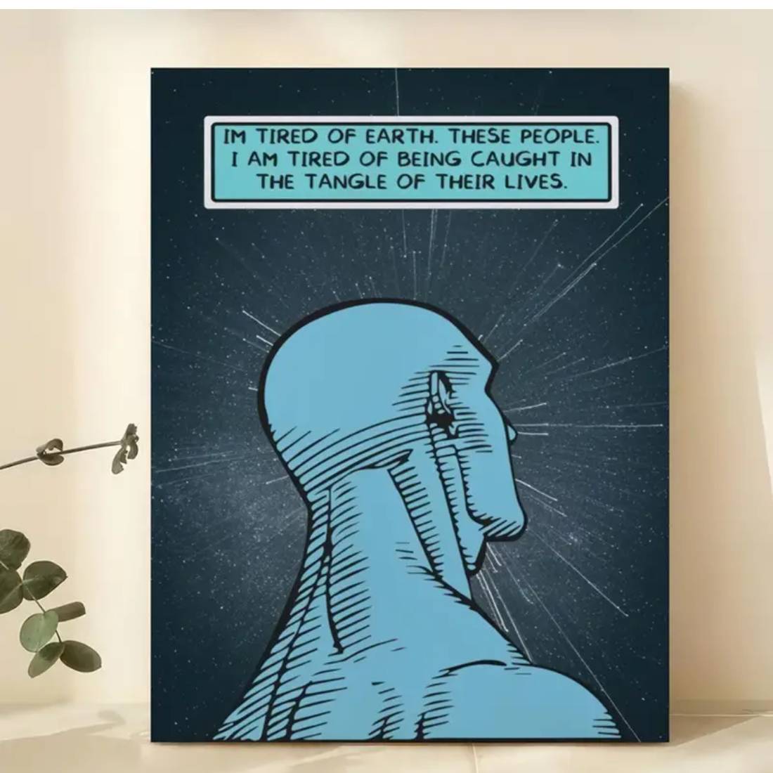 Watchmen - Dr.Manhattan Wall Art Poster  (50x70cm) - 1 Piece - ملصق - Store 974 | ستور ٩٧٤