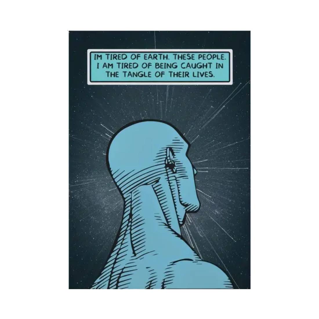 Watchmen - Dr.Manhattan Wall Art Poster  (50x70cm) - 1 Piece - ملصق - Store 974 | ستور ٩٧٤