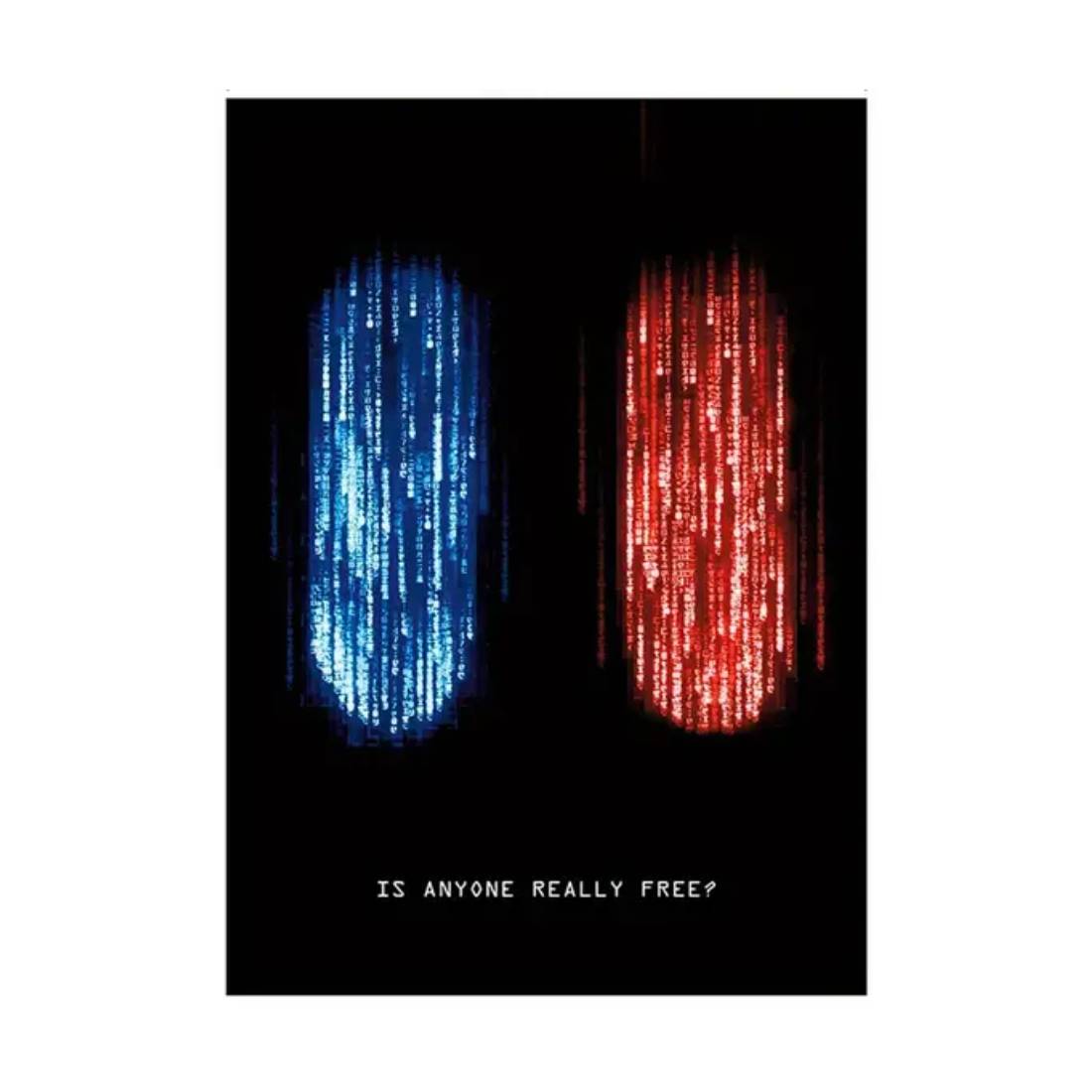 Matrix - Is anyone Really Free Wall Art Poster (50x70cm) - 1 Piece - ملصق Matrix - Is anyone Really Free Wall Art Poster (50x70cm) - 1 Piece - ملصق