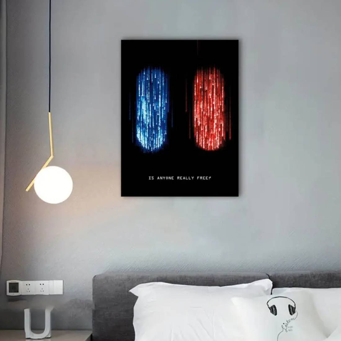 Matrix - Is anyone Really Free Wall Art Poster (50x70cm) - 1 Piece - ملصق Matrix - Is anyone Really Free Wall Art Poster (50x70cm) - 1 Piece - ملصق