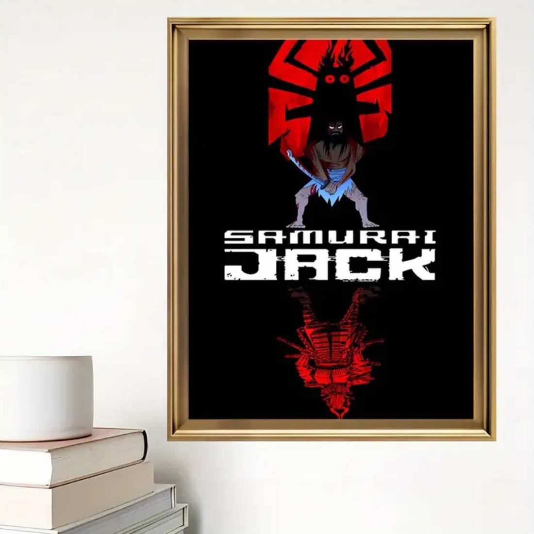 Framed Samurai Jack Poster Wall Art Poster  (30x40cm) - 1 Piece - ملصق - Store 974 | ستور ٩٧٤